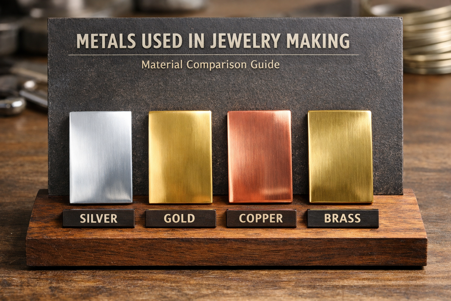 Takı yapımında kullanılan metaller